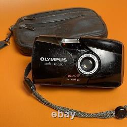 Classic Tested Black Olympus MJU II 35mm Point And Shoot Film Camera