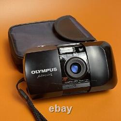Classic Tested Olympus MJU I 35mm Point And Shoot Film Camera + Strap + Case