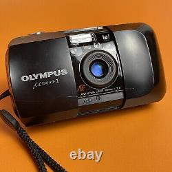 Classic Tested Olympus MJU I 35mm Point And Shoot Film Camera + Strap + Case