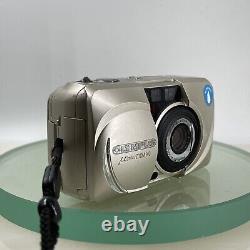 Compact Camera Olympus M(mju)-Zoom 140, 35mm flash Fully Tested + CASE #306