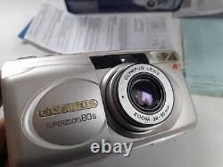 Excellent! Olympus Superzoom 80G 38-80 mm Point & Shoot 35mm Film Camera