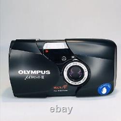 Immaculate Olympus MJU II 35mm Point & Shoot Film Camera Kit in Original Box