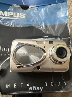 Metal Body Olympus UMJU U-410 4.0MP Digital Camera With Original Box