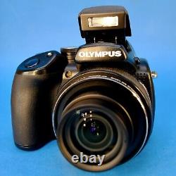 OLYMPUS SP-570UZ Retro Digital Camera With 2GB Memory Card & AA Batteries