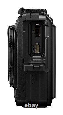 OM SYSTEM Tough TG-7 Waterproof Digital Compact Camera Black