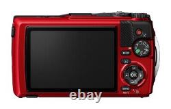OM SYSTEM Tough TG-7 Waterproof Digital Compact Camera Red