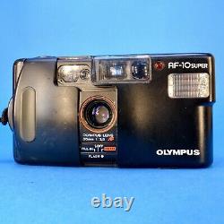 Olympus AF-10 Super point & shoot 35mm Film camera Fully Tested Working VGC
