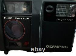 Olympus AF-1 Compact Film Camera Epic 35mm f/2.8 Zuiko Lens Same As MJU II
