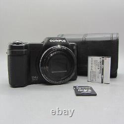 Olympus Digital Camera Stylus SZ-15 16.0MP Black Tested