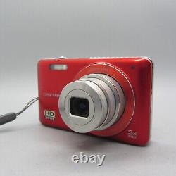 Olympus Digital Camera VG-120 14.0MP Red Tested