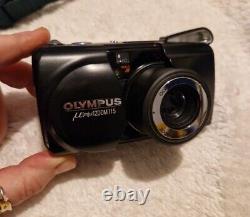 Olympus MJU Zoom 115 35mm Point And Shoot Film Camera Full Working Order