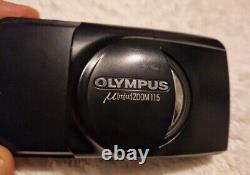 Olympus MJU Zoom 115 35mm Point And Shoot Film Camera Full Working Order