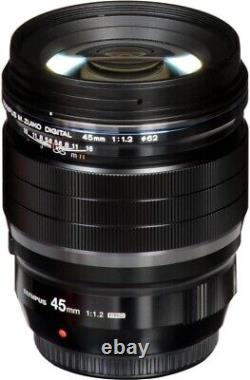 Olympus M. Zuiko Digital ED 45 mm F1.2 PRO Lens, Fast Fixed Focal Length -NEW