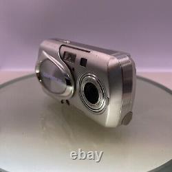 Olympus Mju 300 3.2MP Compact Digital Camera Silver Tested 128MB XD, Charger#334