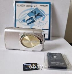 Olympus Mju 400 4MP Compact Digital Camera All Weather XD Card Manual CD