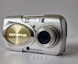 Olympus Mju 400 4MP Compact Digital Camera All Weather XD Card Manual CD