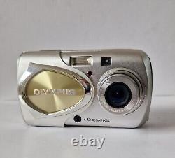 Olympus Mju 400 4MP Compact Digital Camera All Weather XD Card Manual CD