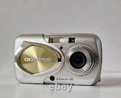 Olympus Mju 400 4MP Compact Digital Camera All Weather XD Card Manual CD