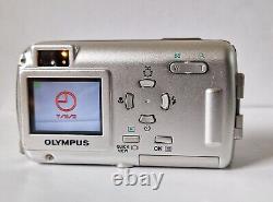 Olympus Mju 400 4MP Compact Digital Camera All Weather XD Card Manual CD