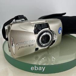 Olympus µ Mju- III Zoom 120 Compact 35mm Film Point & Shoot Camera Silver392
