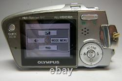 Olympus Mju Mini 4MP 2x Zoom Boxed All-Weather Classic Tested Camera &128MB XD