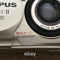 Olympus Mju ii 35mm Zoom 80 Compact Film Camera