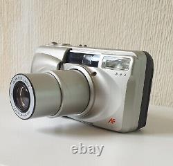 Olympus Superzoom 105G 35mm Compact Film Point & Shoot AF Camera Silver VGC