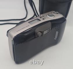 Olympus Superzoom 140 S 35MM Film Multi AF Camera Silver With Olympus Case