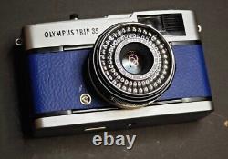 Olympus TRIP 35 Compact 35mm Film Camera Custom Blue