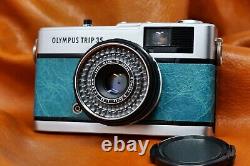 Olympus TRIP 35 Compact 35mm Film Camera TESTED ++ NEW LEATHER ++ FREE POST ++