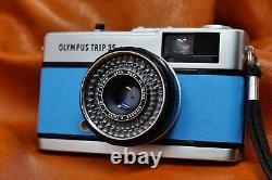 Olympus TRIP 35 Compact 35mm Film Camera TESTED ++ NEW LEATHER ++ FREE POST ++