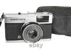 Olympus Trip 35 35mm Compact Point & Shoot Film Camera Silver Zuiko 40mm F/2.8
