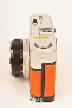 Olympus Trip 35 Compact 35mm Film Camera Burnt Orange Leather 3 Month Warranty