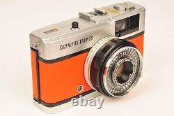 Olympus Trip 35 Compact 35mm Film Camera in Orange Leather 3 Month Warranty
