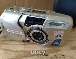 Olympus mju III 3 Zoom 80 35mm Compact Film Camera Silver mju Point & Shoot