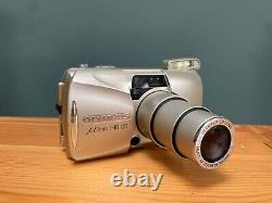 Olympus mju III Zoom 120 35mm Compact Film Camera Silver mju Point & Shoot