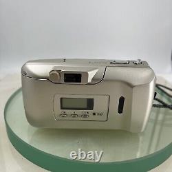 Olympus µmju-III Zoom 120 35mm Compact Film Camera Silver mju Point & Shoot 394