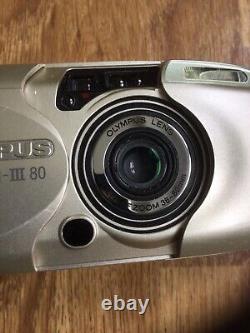 Olympus µmju-III Zoom 80 35mm Compact Film Camera mju Point & Shoot