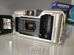 Olympus µ mju II Zoom 170 35mm Compact Film Zoom Camera Point Shoot Silver MJU