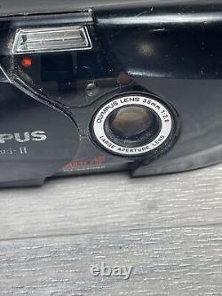 Olympus µmju II Zoom 80 35mm Compact Film Camera mju Point & Shoot Black