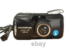 Olympus µmju-II Zoom 80 35mm Compact Film Camera mju Point & Shoot Stylus Black
