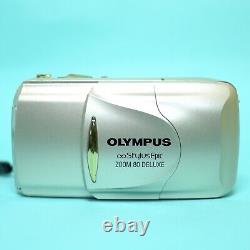 Olympus mju II Zoom 80 Deluxe 35mm Compact Film Camera Panorama Nr Mint Lomo