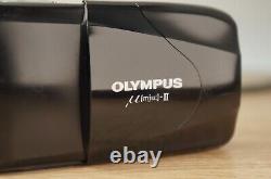 Olympus µmju-II f/2.8 35mm Compact Film Camera mju Point & Shoot Black