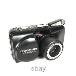 Olympus µmju Zoom 115 35mm Compact Film Camera Point & Shoot Black Mju Stylus
