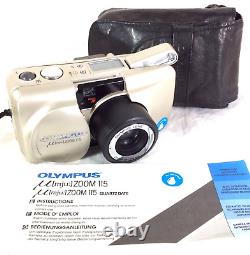 Olympus µmju Zoom 115 Date 35mm Compact Film Camera Point & Shoot Mju Stylus