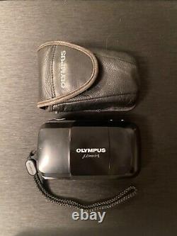 Olympus µmju i 35mm Camera Mint Cond Battery + Film Tested See Video