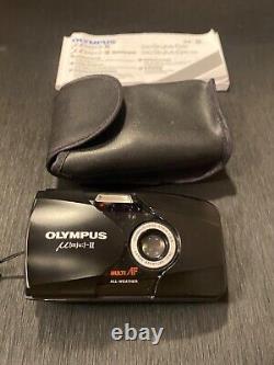 Olympus µmju ii 35mm Camera Exc Condition Battery+Film Tested See Video