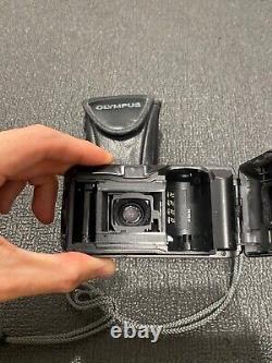 Olympus µmju ii 35mm Camera Exc Condition Battery+Film Tested See Video