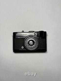 RARE BLACK Olympus TRIP 35 Compact 35mm Film Camera SERVICED, TESTED, Case + Cap