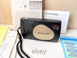 RARE Olympus Camedia D-100 1.3MP BLACK Digital Camera WORKING VGC